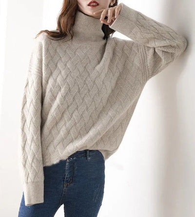 TINA | CASCADE TURTLENECK PULLOVER