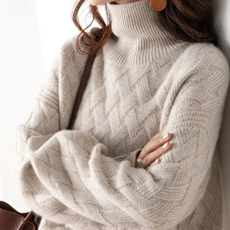 TINA | CASCADE TURTLENECK PULLOVER