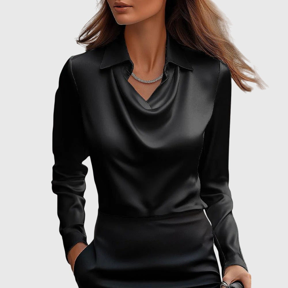 SYLVIE | BLOUSE WITH ELEGANT SHIMMER
