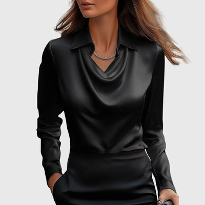SYLVIE | BLOUSE WITH ELEGANT SHIMMER