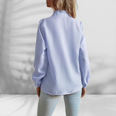ROMEE | LIGHT BLOUSE WITH RUFFLE DETAILS