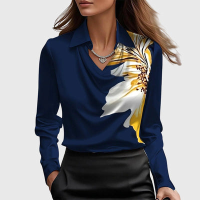 SYLVIE | BLOUSE WITH ELEGANT SHIMMER