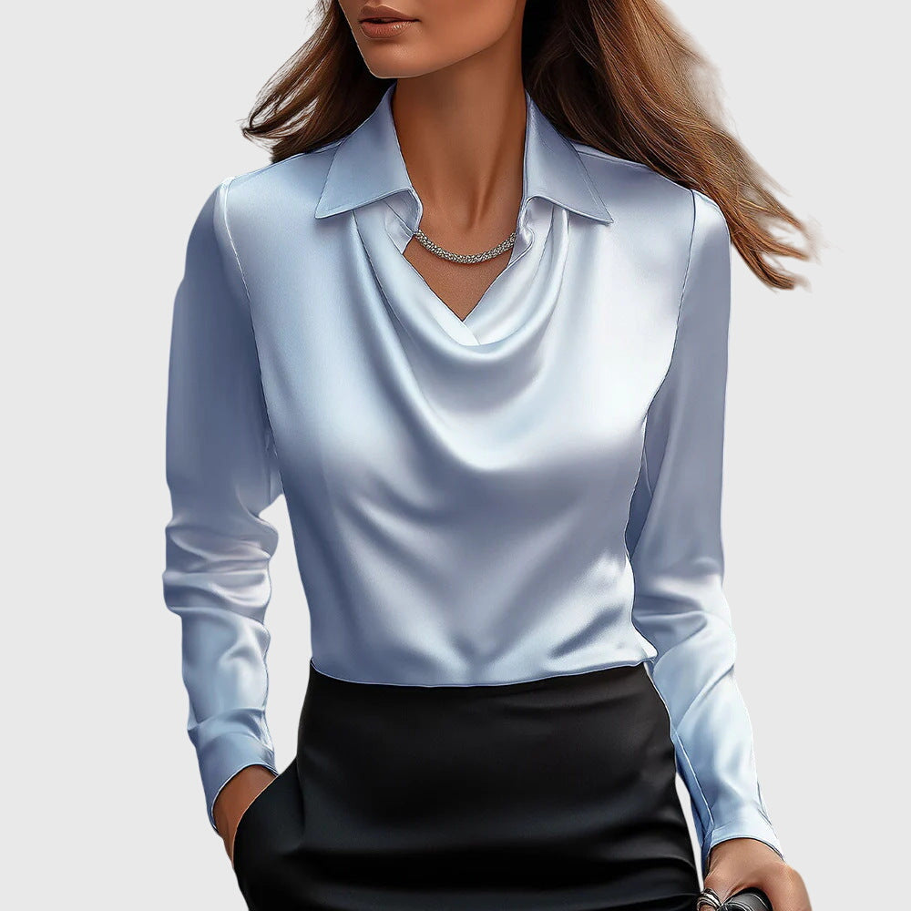 SYLVIE | BLOUSE WITH ELEGANT SHIMMER