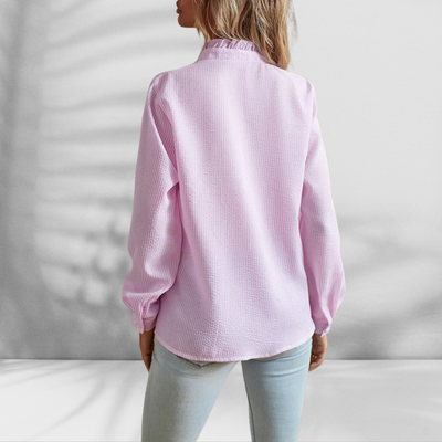 ROMEE | LIGHT BLOUSE WITH RUFFLE DETAILS