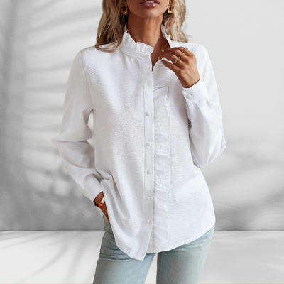 ROMEE | LIGHT BLOUSE WITH RUFFLE DETAILS