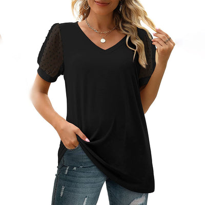 AMOURA | STYLISH V-NECK SHIRT