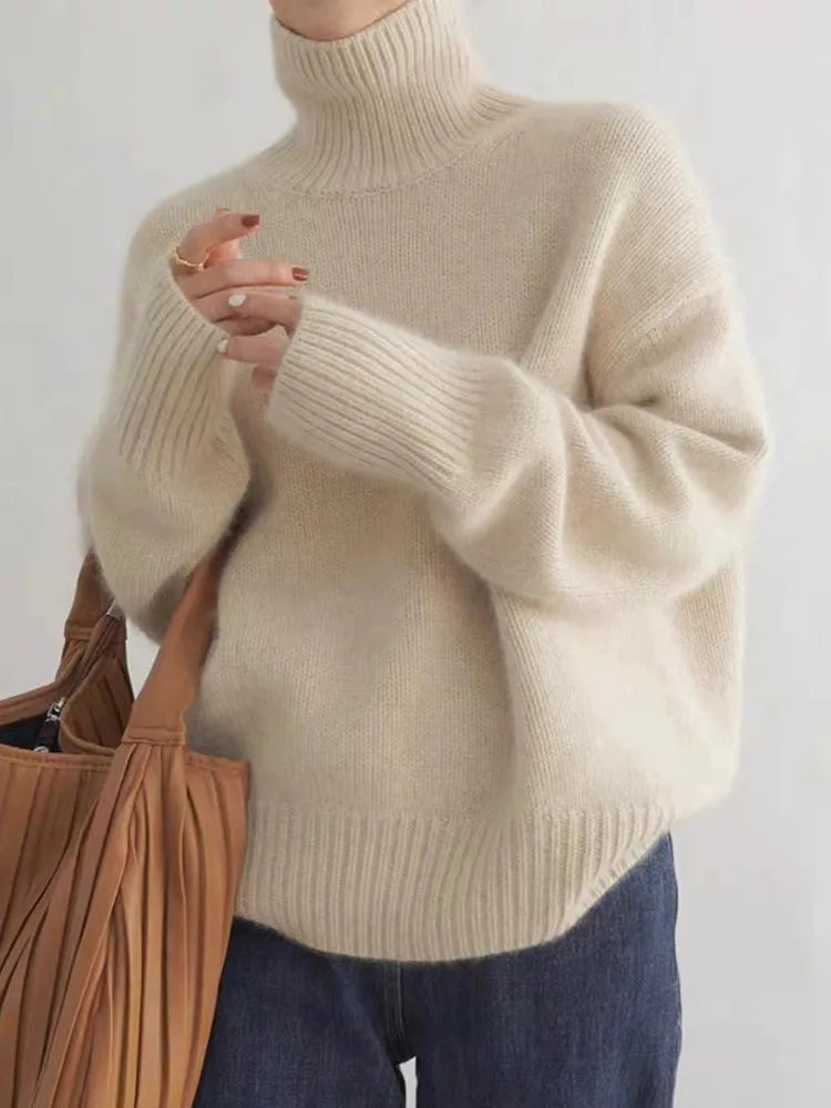 ISABELLA | CASHMERE TURTLENECK SWEATER