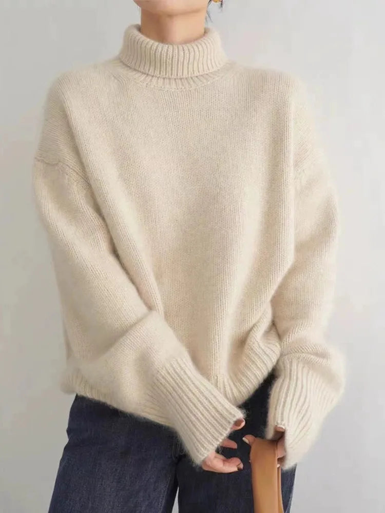 ISABELLA | CASHMERE TURTLENECK SWEATER
