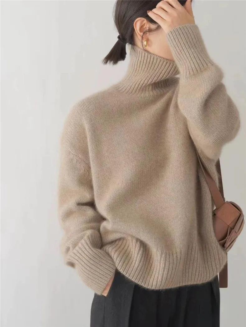 ISABELLA | CASHMERE TURTLENECK SWEATER