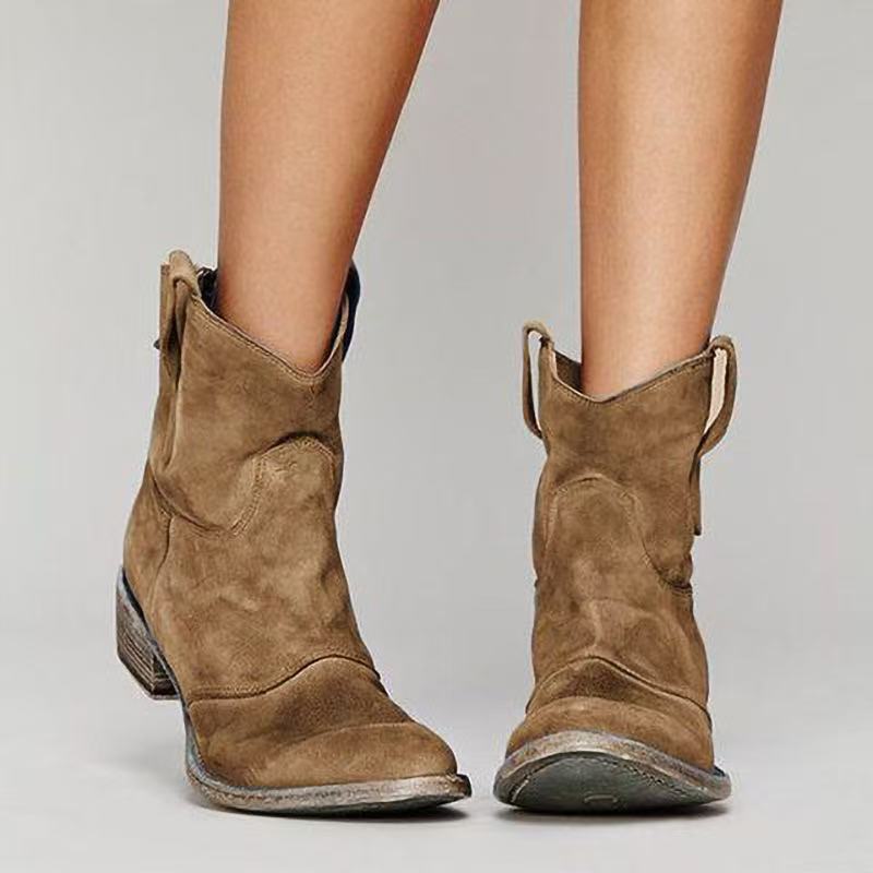 CARLOTTA | WESTERN ANKLE BOOTS