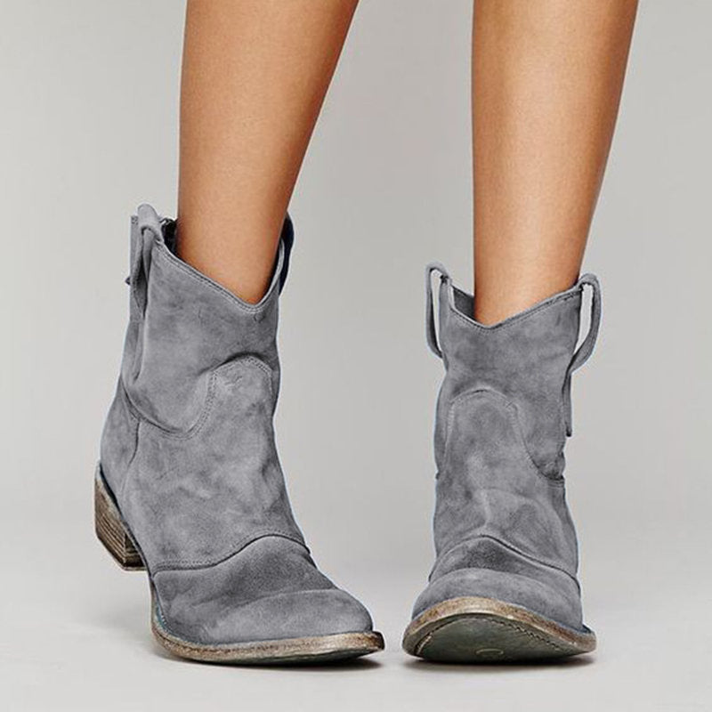CARLOTTA | WESTERN ANKLE BOOTS