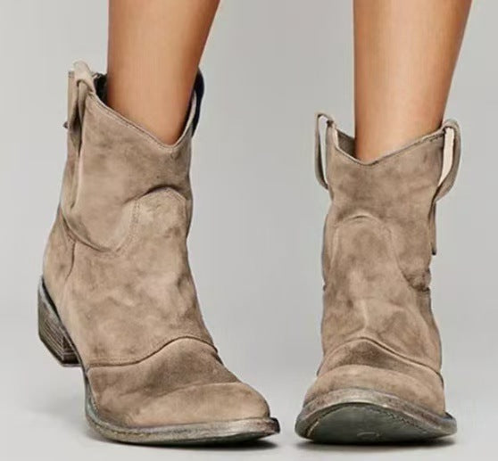 CARLOTTA | WESTERN ANKLE BOOTS