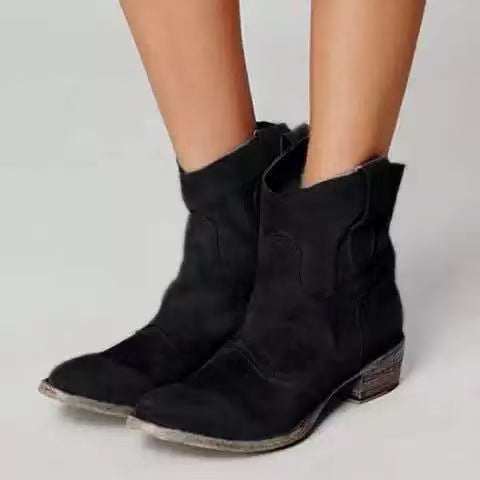 CARLOTTA | WESTERN ANKLE BOOTS