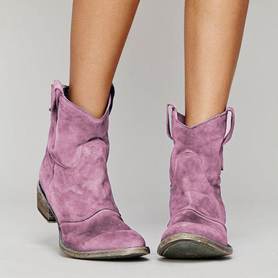 CARLOTTA | WESTERN ANKLE BOOTS