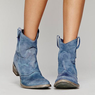 CARLOTTA | WESTERN ANKLE BOOTS