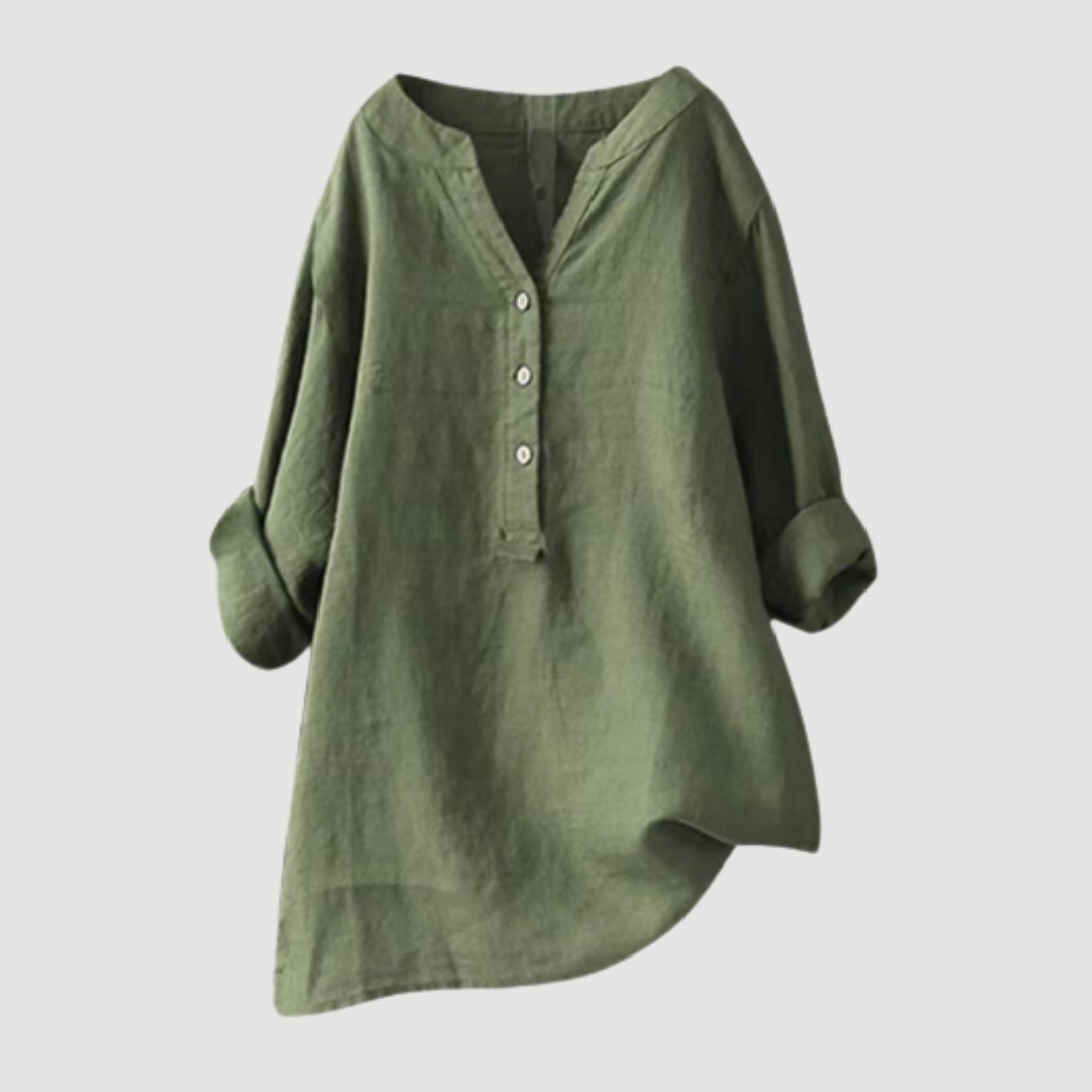 FREJA | AIRY AND COMFORTABLE SHIRT WITH BUTTONS