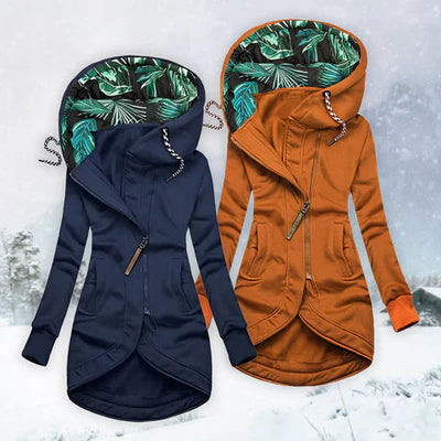 UTE | ELEGANT & WARM WINTER KNIT JACKET WITH HOOD