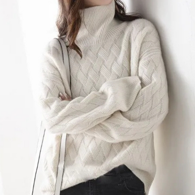 TINA | CASCADE TURTLENECK PULLOVER