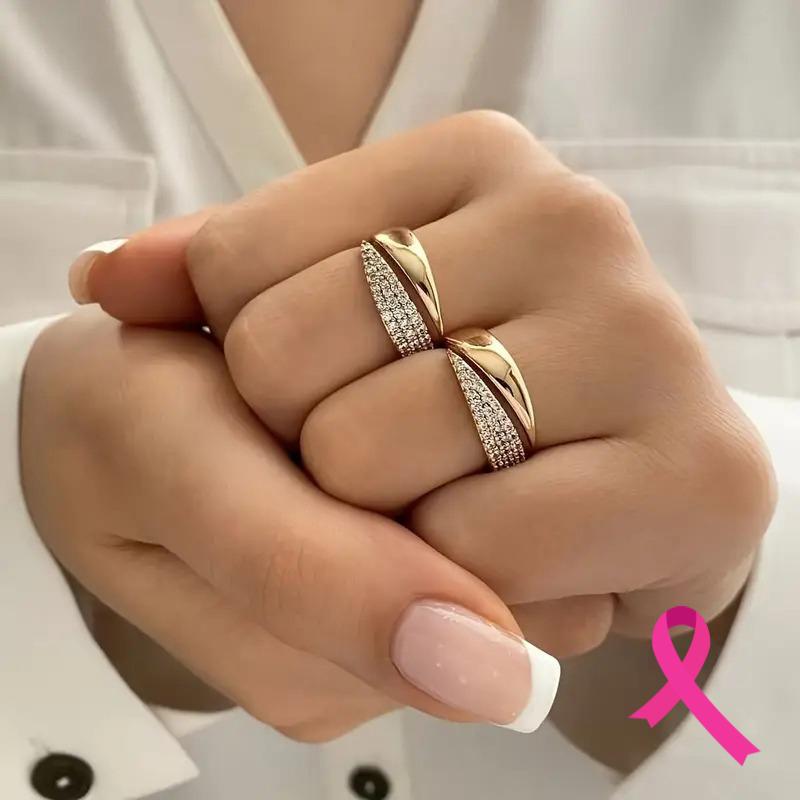 BREAST CANCER SUPPORT RING | 1+1 FREE RING