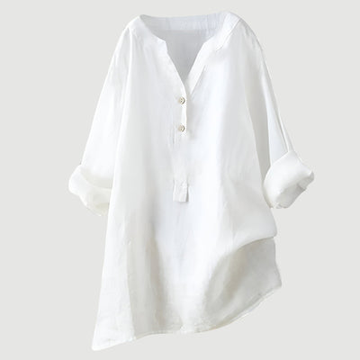 FREJA | AIRY AND COMFORTABLE SHIRT WITH BUTTONS