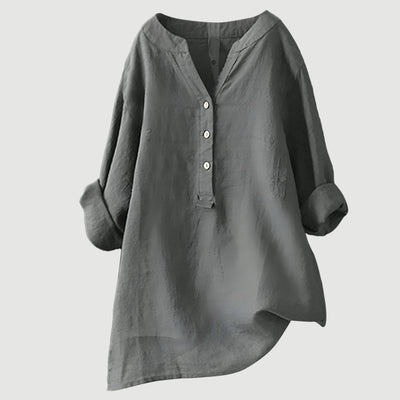 FREJA | AIRY AND COMFORTABLE SHIRT WITH BUTTONS