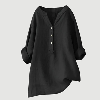 FREJA | AIRY AND COMFORTABLE SHIRT WITH BUTTONS