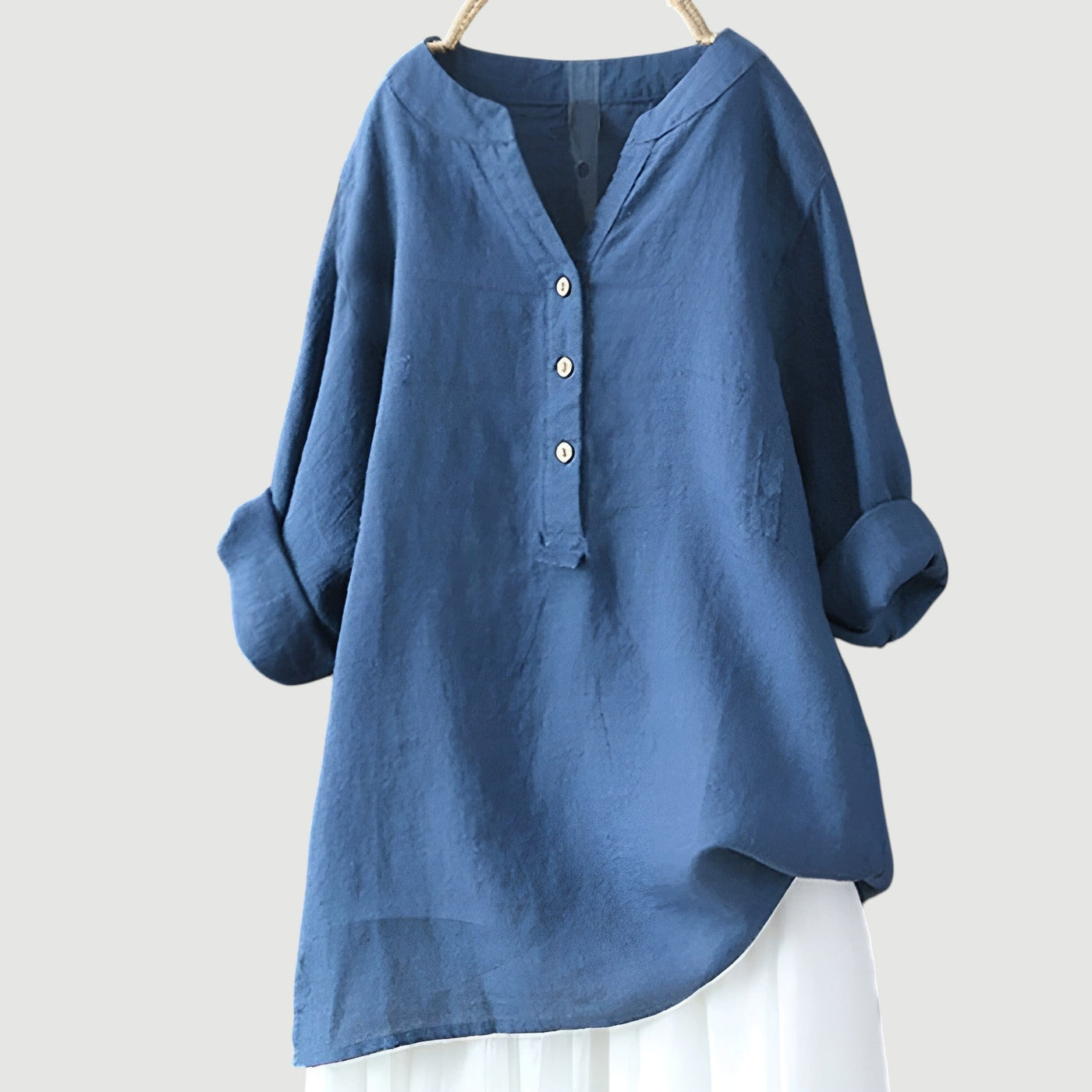 FREJA | AIRY AND COMFORTABLE SHIRT WITH BUTTONS