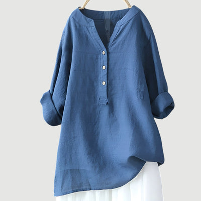 FREJA | AIRY AND COMFORTABLE SHIRT WITH BUTTONS
