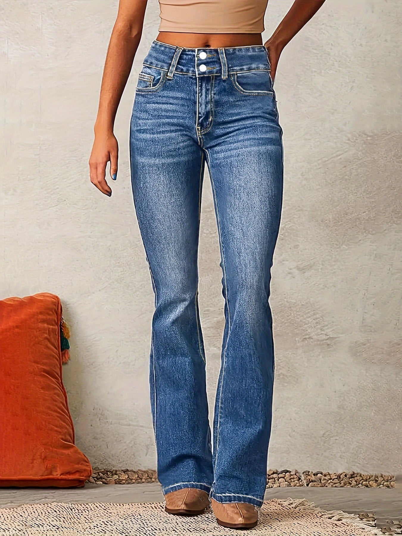 MARY | HIGH-WAISTED FLARED JEANS