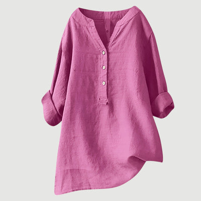 FREJA | AIRY AND COMFORTABLE SHIRT WITH BUTTONS